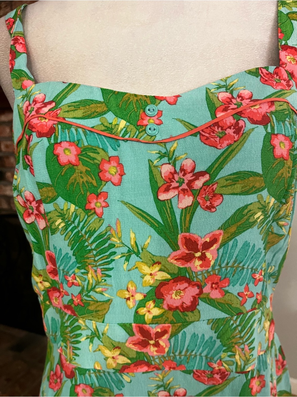 Matilda Jane $88 "By The Bay" Tropical Tank Dress - Picture 2 of 6